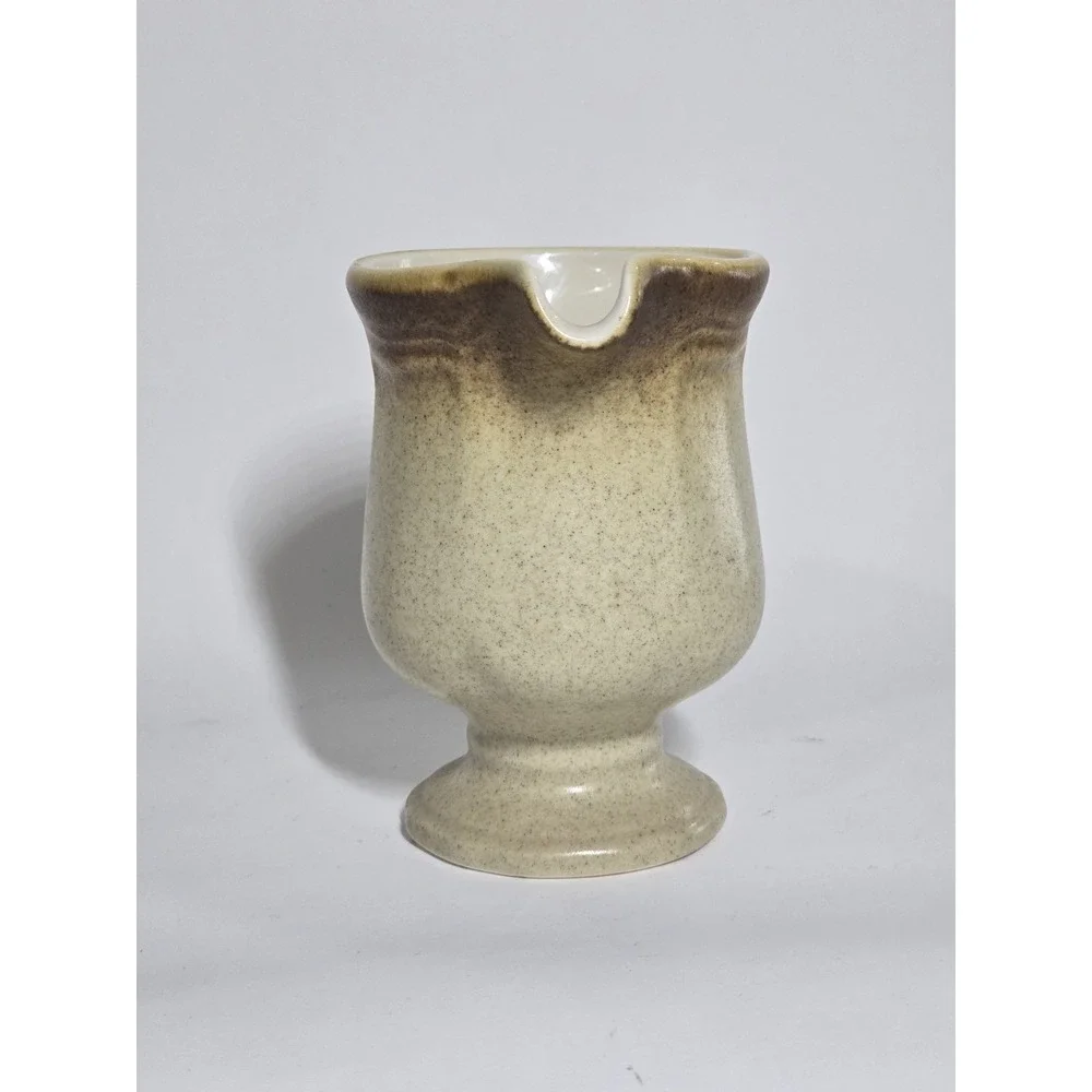 Mikasa Whole Wheat Creamer Server Stoneware E8000 Made in Japan Vintage